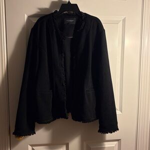 Liverpool Textured Black Women's Blazer